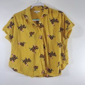 Madewell Hilltop Retro Bouquet Top Size Small